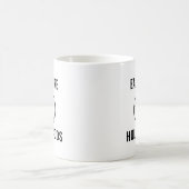 Essen Sie mehr gestohlene Lebensmittel Kaffeetasse (Mittel)