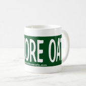 Essen Sie mehr Hafer-Tasse Kaffeetasse (VorderseiteRechts)