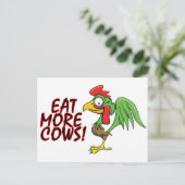 ESSEN SIE MEHR KÄSE! POSTKARTE (Stehend Vorderseite)