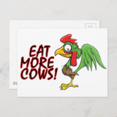 ESSEN SIE MEHR KÄSE! POSTKARTE (Vorne/Hinten)