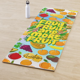Essen Sie mehr Obst | motivierend gesunde Ernährun Yogamatte