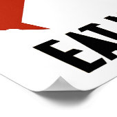 Essen Sie mehr Obst Poster (Ecke)