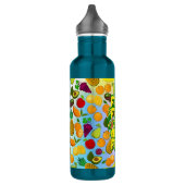 Essen Sie mehr Obst | Yoga für motivierend gesunde Edelstahlflasche (Links)