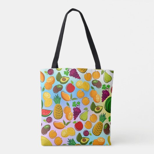 Essen Sie mehr Obst | Yoga für motivierend gesunde Tasche (Rückseite)