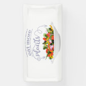 Essen Sie mehr Pflanze Frischsalat Motivation Buch Banner (Vertikal)