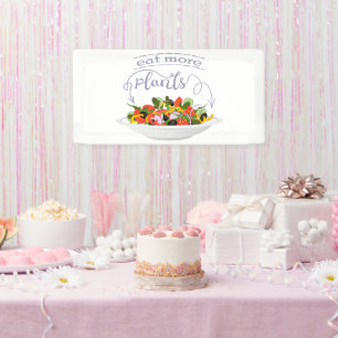 Essen Sie mehr Pflanze Frischsalat Motivation Buch Banner