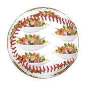 Essen Sie mehr Pflanze Frischsalat Motivation Buch Baseball (Vorderseite Links)