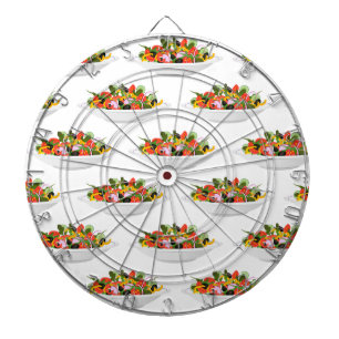 Essen Sie mehr Pflanze Frischsalat Motivation Buch Dartscheibe