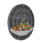 Essen Sie mehr Pflanze Frischsalat Motivation Buch Dartscheibe (Vorderseite Links)