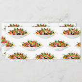 Essen Sie mehr Pflanze Frischsalat Motivation Buch Einladung (Vorne/Hinten)