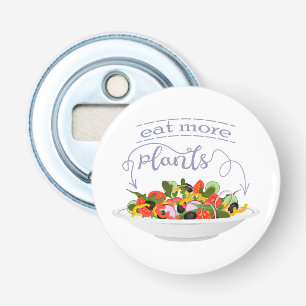 Essen Sie mehr Pflanze Frischsalat Motivation Buch Flaschenöffner