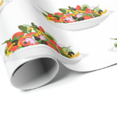 Essen Sie mehr Pflanze Frischsalat Motivation Buch Geschenkpapier (Rolleneckpunkt)