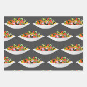 Essen Sie mehr Pflanze Frischsalat Motivation Buch Geschenkpapier Set (Vorderseite 2)