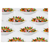 Essen Sie mehr Pflanze Frischsalat Motivation Buch Große Geschenktüte (Vorderseite)