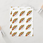 Essen Sie mehr Pflanze Frischsalat Motivation Buch Karte (Vorderseite/Rückseite Beispiel)