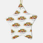 Essen Sie mehr Pflanze Frischsalat Motivation Buch Keramik Ornament (Links)
