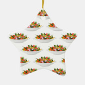 Essen Sie mehr Pflanze Frischsalat Motivation Buch Keramik Ornament (Hinten)