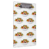 Essen Sie mehr Pflanze Frischsalat Motivation Buch Klemmbrett (Rechts)