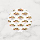 Essen Sie mehr Pflanze Frischsalat Motivation Buch Konfetti (Klein Vorderseite)