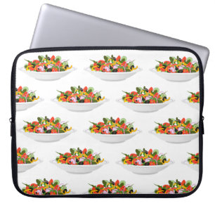 Essen Sie mehr Pflanze Frischsalat Motivation Buch Laptopschutzhülle
