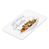 Essen Sie mehr Pflanze Frischsalat Motivation Buch Magnet (Linke Seite)