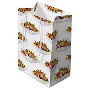 Essen Sie mehr Pflanze Frischsalat Motivation Buch Mittlere Geschenktüte