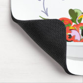 Essen Sie mehr Pflanze Frischsalat Motivation Buch Mousepad (Ecke)