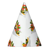 Essen Sie mehr Pflanze Frischsalat Motivation Buch Partyhütchen (Rückseite)