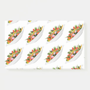 Essen Sie mehr Pflanze Frischsalat Motivation Buch Post-it Klebezettel