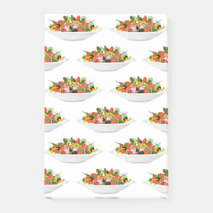 Essen Sie mehr Pflanze Frischsalat Motivation Buch Post-it Klebezettel