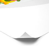 Essen Sie mehr Pflanze Frischsalat Motivation Buch Poster (Ecke)