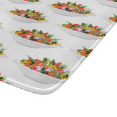 Essen Sie mehr Pflanze Frischsalat Motivation Buch Schneidebrett (Ecke)