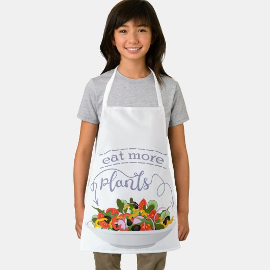 Essen Sie mehr Pflanze Frischsalat Motivation Buch Schürze (Insitu)