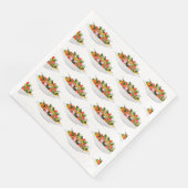 Essen Sie mehr Pflanze Frischsalat Motivation Buch Serviette (Ecke)