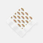 Essen Sie mehr Pflanze Frischsalat Motivation Buch Serviette (Ecke)