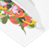 Essen Sie mehr Pflanze Frischsalat Motivation Buch Tischdecke (Schrägansicht)