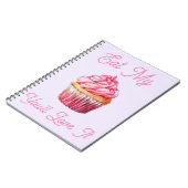 Essen Sie mein Muffin-Notebook Notizblock (Linke Seite)