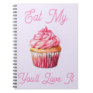 Essen Sie mein Muffin-Notebook Notizblock