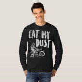 Essen Sie mein trostloses Motorrad Motocross Motor T-Shirt (Vorne ganz)