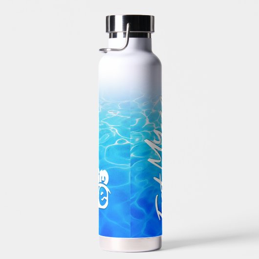 "Essen Sie meine Blasen" Coole Schwimmbadfarbe Sch Trinkflasche (Rechts)