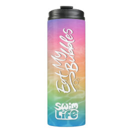 "Essen Sie meine Blasen" Einhorn Bathwater Farbe S Thermosbecher