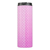 "Essen Sie meine Blasen" Pink-Waage Swim-Leben Thermosbecher (Rückseite)