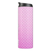 "Essen Sie meine Blasen" Pink-Waage Swim-Leben Thermosbecher (Nach rechts gedreht)