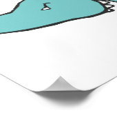 Essen Sie meine Blasen Poster (Ecke)