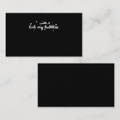 Essen Sie meine Bubbles und schwimmen ein Geschenk Begleitkarte (Vorne/Hinten)