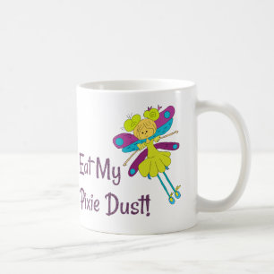 Essen Sie meine lustige Elf-Staub-Fee Kaffeetasse