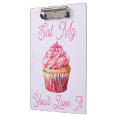 Essen Sie meine Muffin-Zwischenablage Klemmbrett (Links)