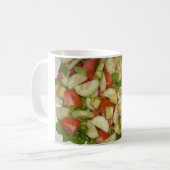 Essen Sie meine Salat-Tasse Kaffeetasse (Vorderseite Links)