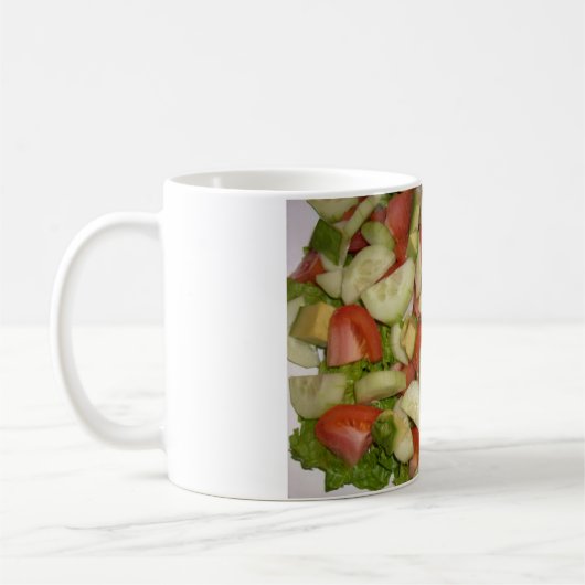 Essen Sie meine Salat-Tasse Kaffeetasse (Links)
