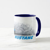 Essen Sie meine Staub-Mustang-Tasse Tasse (VorderseiteRechts)